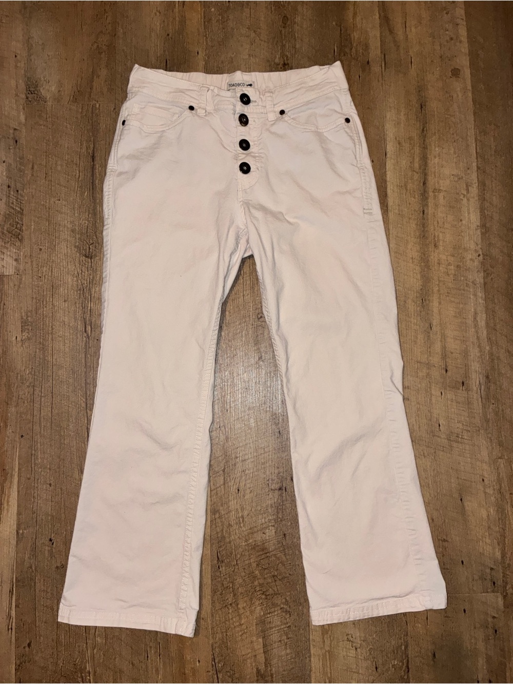 Toad & Co Earthworks Kick Flare Pant Slightly Off White/Ecru